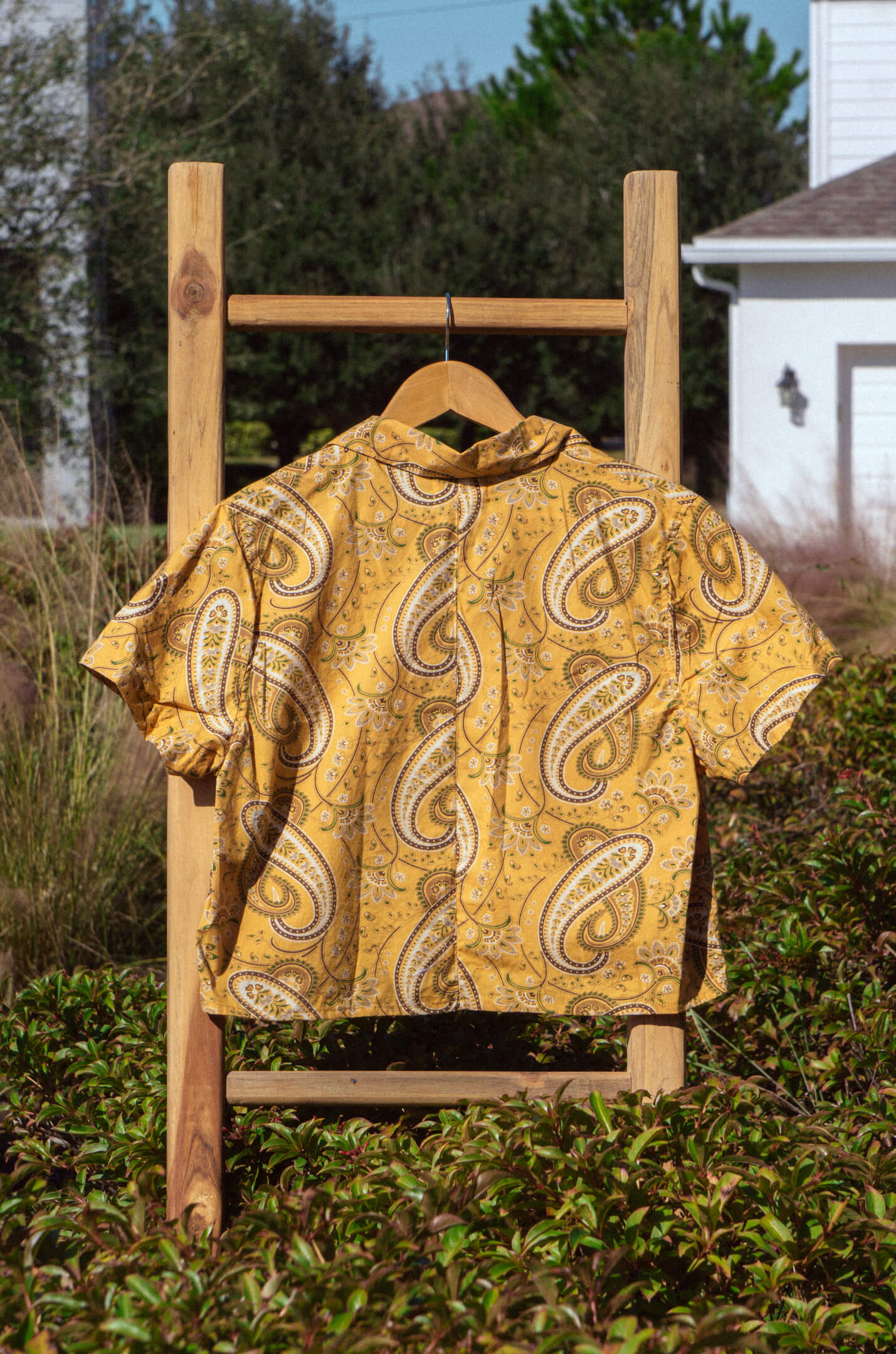 Oro Paisley Button Down (Women's Medium)