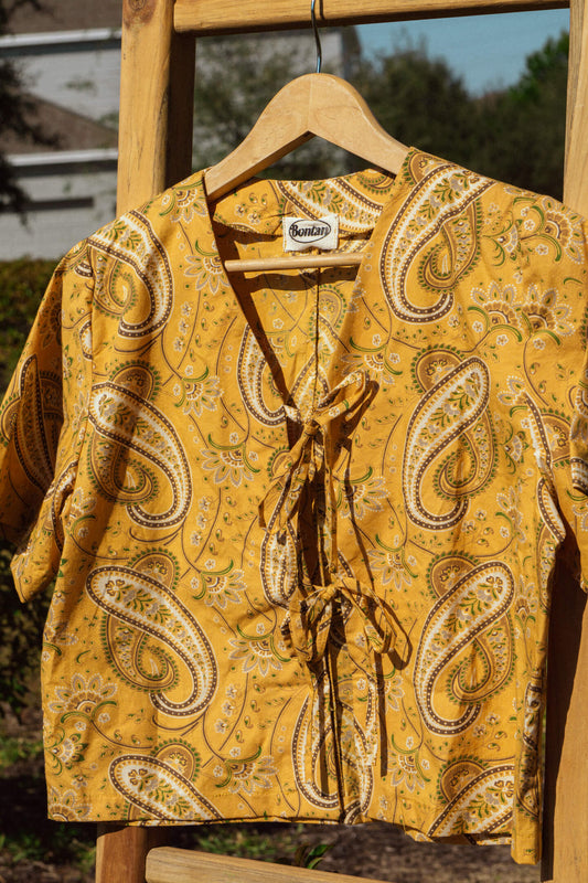 Oro Paisley Tie-Top (Women's Large)
