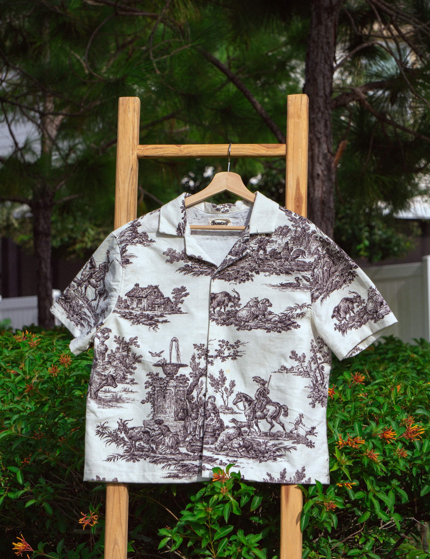 Grayscale Toile (Large)