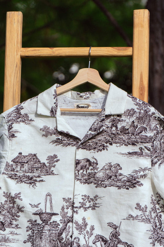 Grayscale Toile (Large)