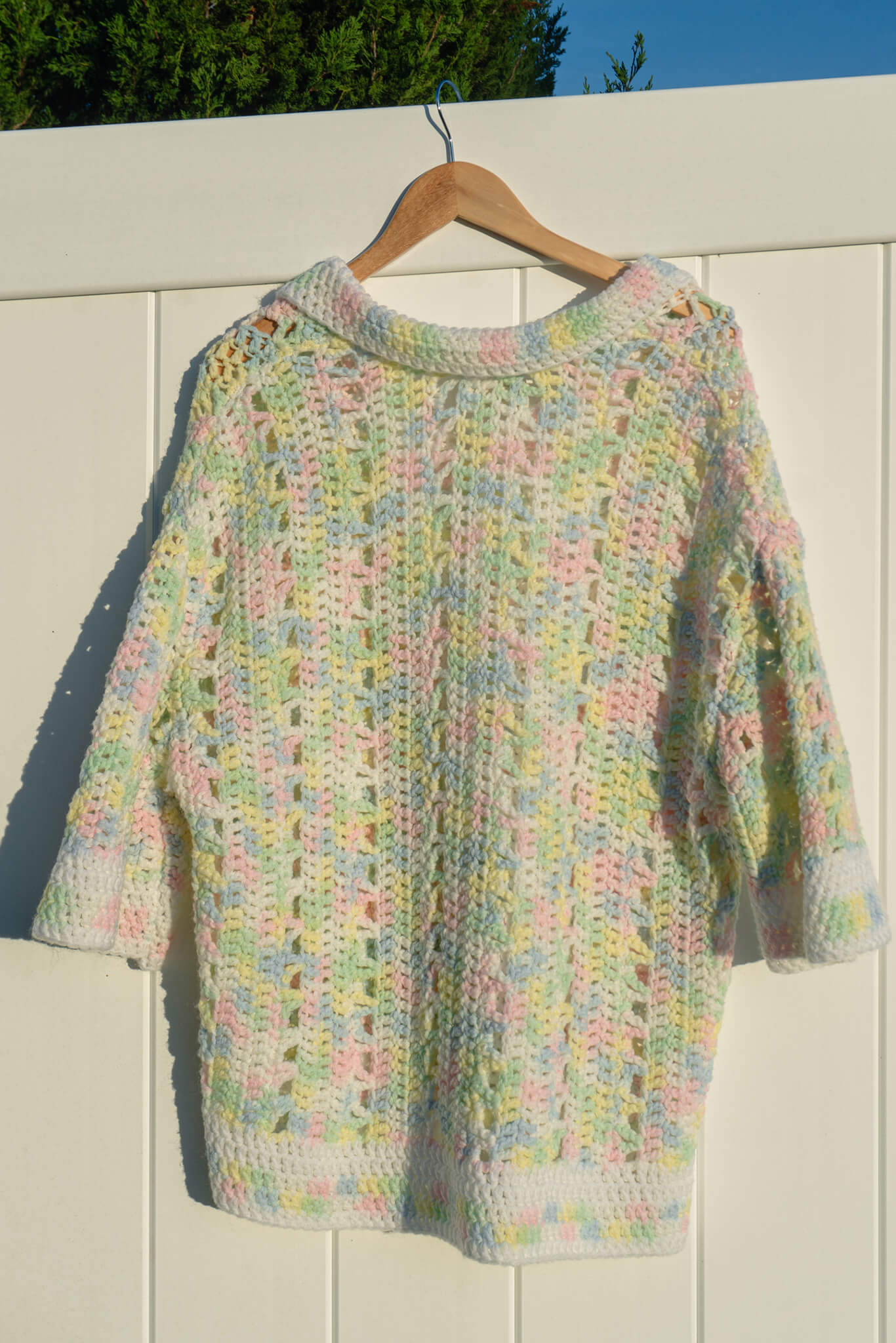 Easter Crochet Blanket Shirt (X-Large)