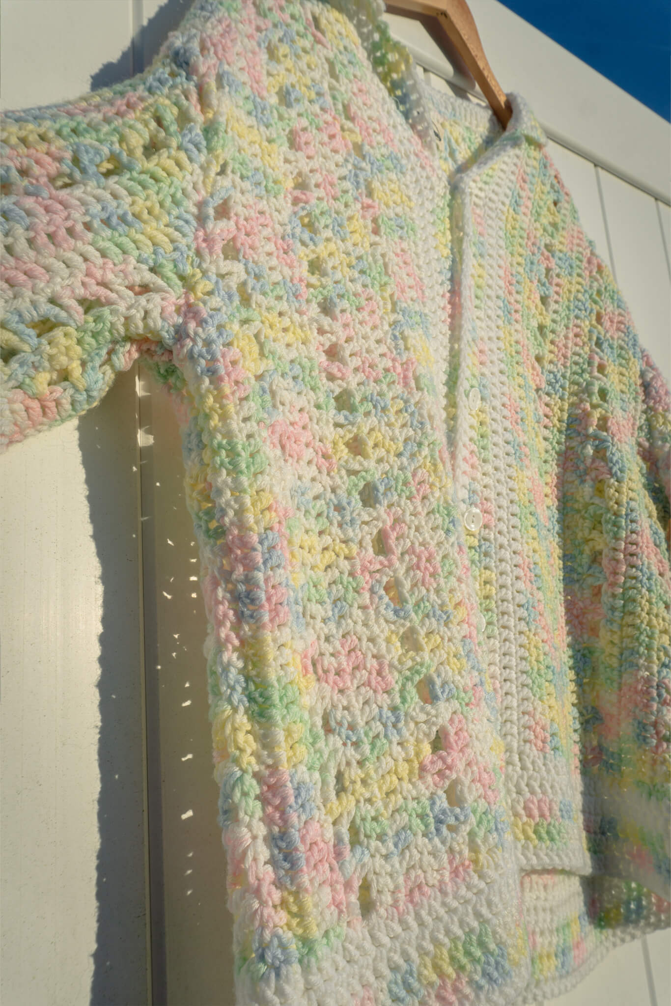 Easter Crochet Blanket Shirt (X-Large)