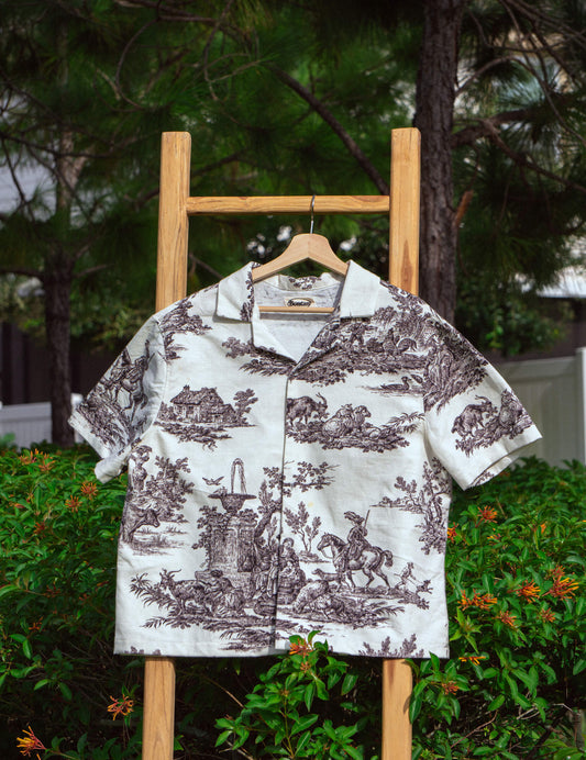 Grayscale Toile (Large)